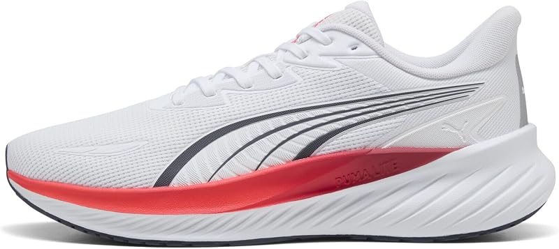 Unisex Pounce Lite Puma White-Ultra Red-Red Rhythm 8 42 — photo 3 sur 6