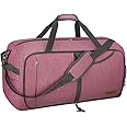 Canway 65L Travel Duffel Bag, Foldable Weekender Bag with Shoes Compartment for Men Women Water-proof & Tear Resistant