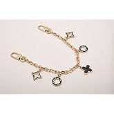 Xyzoliscase Bag Charm Chain,Bag Charms for Handbags,Cute Purse Chains for Handbags,Bag Charms for Handbags,Designer Gold flower-shaped women's purse chain