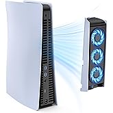 Upgraded Cooling Fan for PS5 Console,Quiet & Efficient Cooler with LED Light and USB 3.0 Port, Dual-Speed PlayStation 5 Cooling System for Disc & Digital Edition (Not for Slim/Pro)