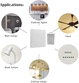 ECO-NEWLEAF Kinetic Wireless Switch Receiver Kit RF IP65 Waterproof No Wiring view 2