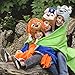 Comfy Critters Stuffed Animal Blanket - PAW Patrol Rocky - Kids Huggable Pillow and Blanket Perfect for Pretend Play, Travel, nap time.