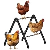 Koutemie Adjustable Chicken Perch for Coop, Large | Chick Roosting Bars for Chickens in Coop and Brooder, Baby Chicks Toys Training Supplies for Large Bird Parrot Hens Macaw