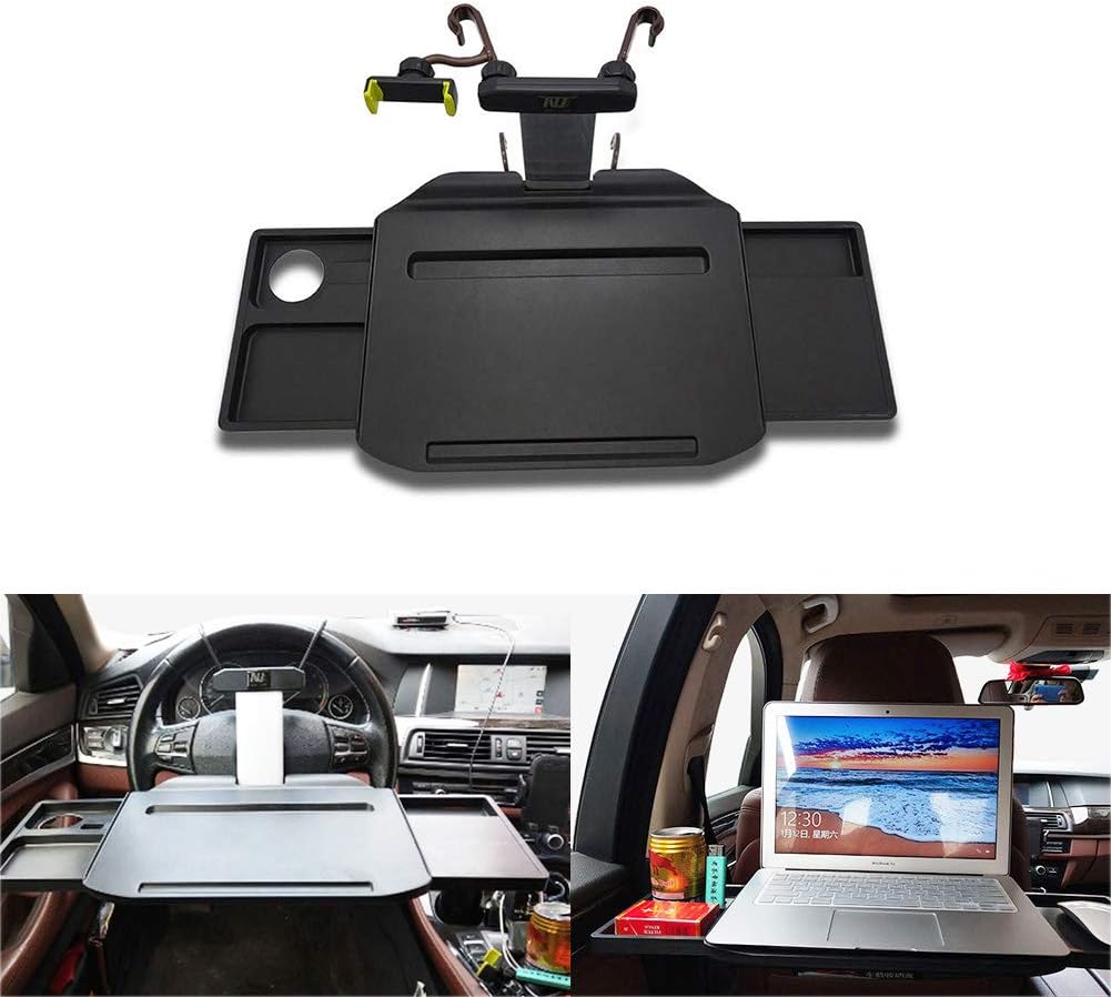 JaneDream Car Laptop Desk Auto Foldable with Phone Holder Fits Most