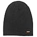 lethmik Daily Knit Slouchy Beanie,Solid Color Mesh Knitted Unisex Winter Warm Skull Cap Hat Black