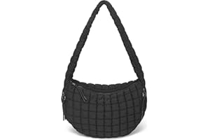 CATMICOO Puffer Tote Bag for Women: Carryall Puff Shoulder Bag for Travel - Lightweight Quilted Bag for Gym