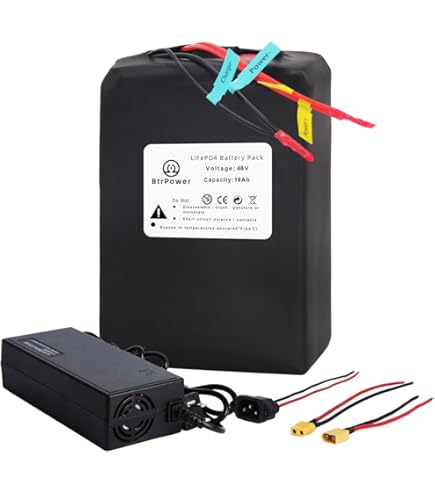 Amazon.com : 60V 25Ah Ebike Battery 25000mah Lithium LiFePO4