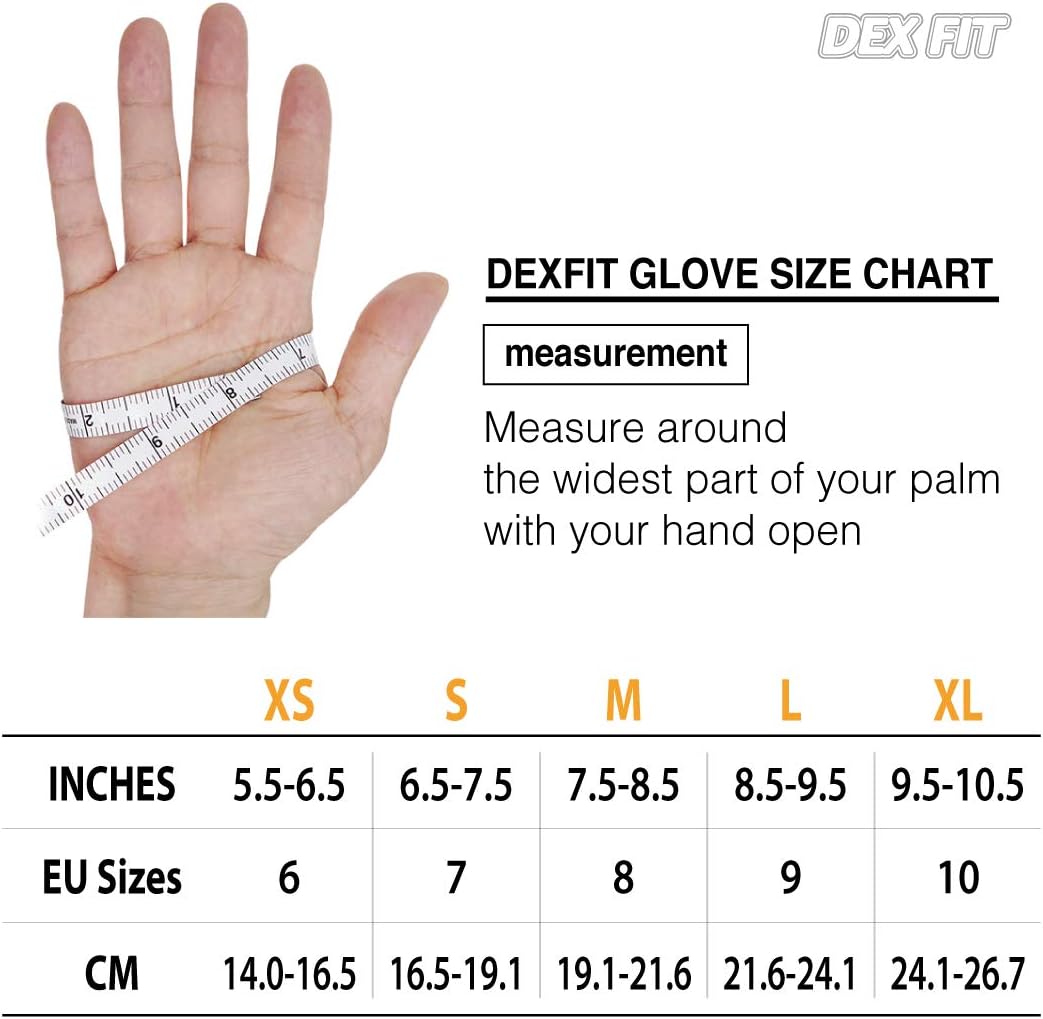 DEX FIT Fleece Work Gloves NR450, Comfort Stretch Fit, Power Grip, Thin & Lightweight, Durable Water-Based Nitrile Coating, Machine Washable, Black Large 3 Pairs - - 