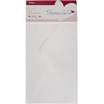 Docrafts Papermania Blank Cards & Envelopes – 10-Pack, 5 X 7 Inches, White, Acid-Free