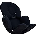 JYOKO Kids Reducer Cushion Infant Head & Baby Body Support Antiallergic 100% Cotton (Head and Body Support, Black Series) 2 Parts