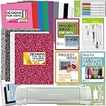 Cricut Explore Air 2 Machine Bundle - Heat Transfer, Vinyl Pack, Tools Pens & Designs