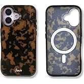 Sonix Case for iPhone 16 | Compatible with MagSafe | 10ft Drop Tested | Tortoiseshell | Brown Tort