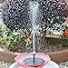 Tranmix Solar Fountain Pump for Bird Bath, 2018 Upgraded Floating Fountains Solar Panel Kit Water Pump for Ponds, Garden, Outdoor Décor