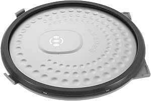 Veemoon Rice Cooker Inner Cover Plate with Silicone Seal Ring 9.5" Replacement for Electric Rice Cooker Lid