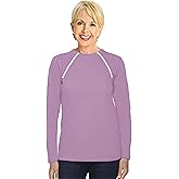 ComfyChemo® CHEMOWEAR : Women's Long Sleeve Chemotherapy Port Zipper Shirts