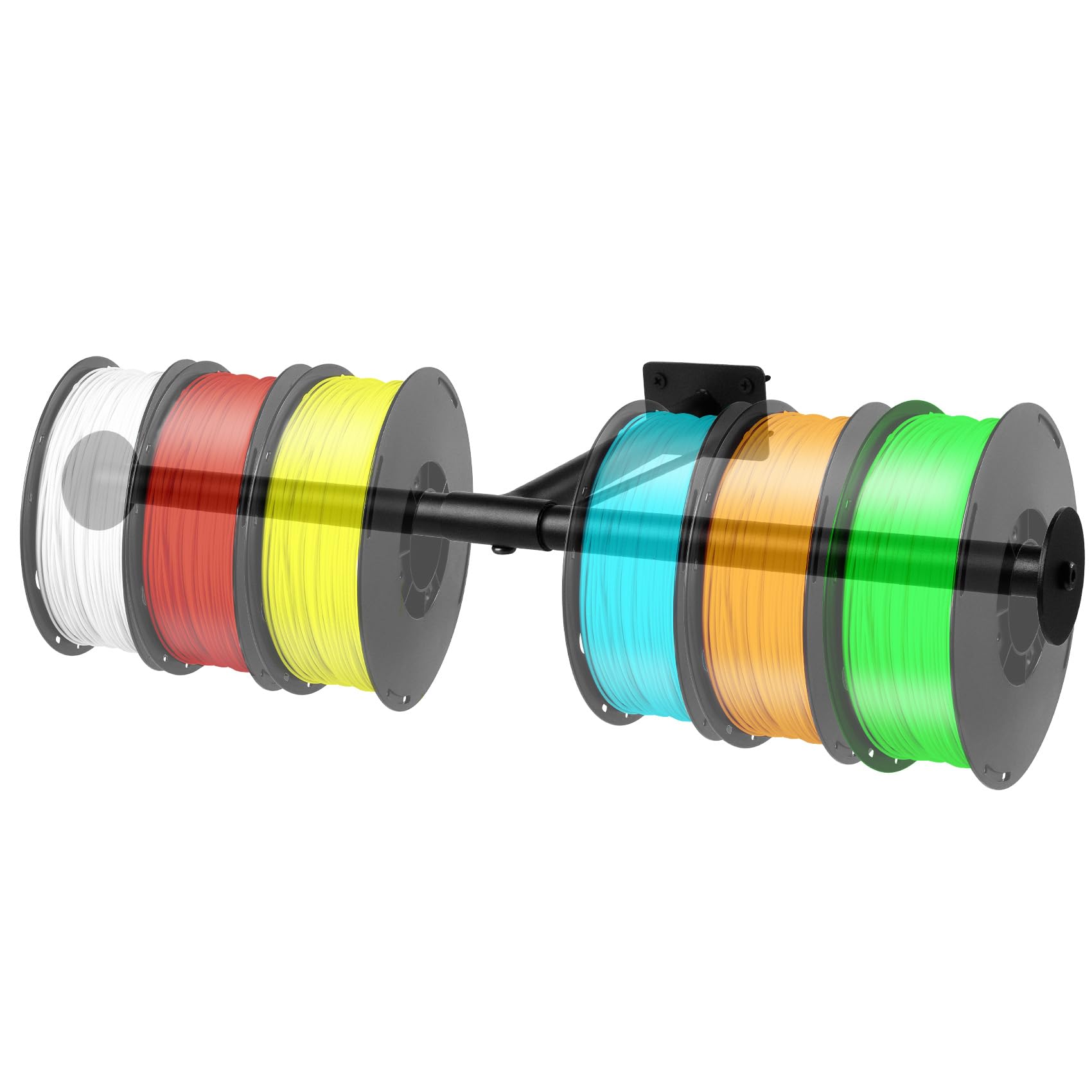 Photo 1 of Wall Mount 3D Printer Filament Storage Rack,Rolling 3D Printing Stand Filament Organizer Spool Holders Racks Heavy Duty Metal Shelf for PLA/ABS/TPU,Filaments Organzied for 3D PrintingLPNPMDH4531219