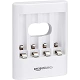 Amazon Basics Overnight USB Battery Charger for AA / AAA Ni-MH - White
