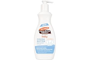 Palmer's Baby Lotion, Cocoa Butter Formula Body Lotion, 13.5 Fl Oz, Gentle Baby Moisturizer for Delicate Skin with Vitamin E & Aloe, Hypoallergenic, 48Hr Moisture, Dermatologist Tested Baby Essentials