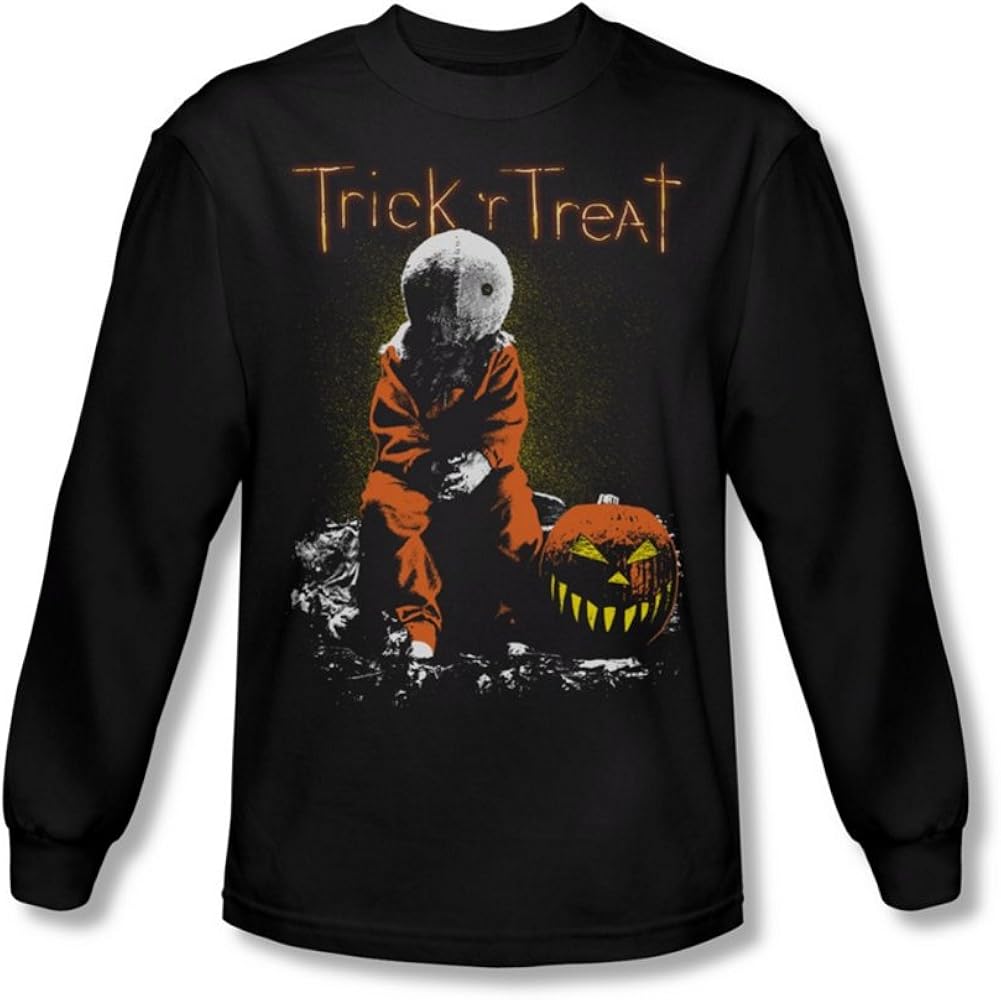 Amazon.com: Trick 'R Treat Sitting Sam Long Sleeve T-Shirt 2XL: Clothing