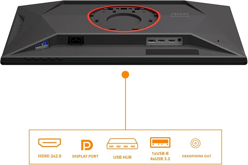 Gaming Monitor 25G4KUR 25 pollici 1920x1080, FHD, 420Hz, Fast IPS Panel, 0.5ms GtG, USB Hub Height Adjustment, (HDMI2x 2.0 DP 1x 1.4) HDR400, G-Sync Compatible, Nero