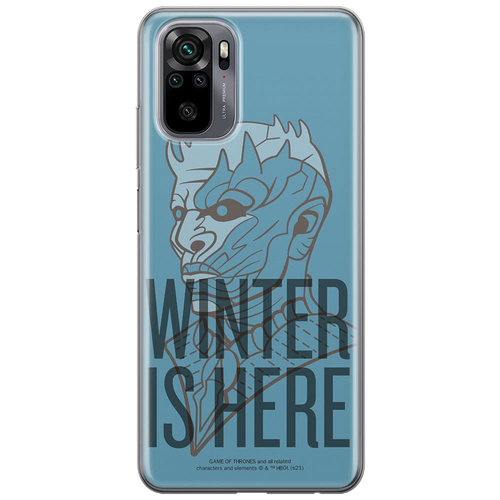 ERT GROUP mobile phone case for Xiaomi REDMI NOTE 10/ 10S original and officially Licensed Game of Thrones pattern 016 optimally adapted to the shape of the mobile phone, case made of TPU