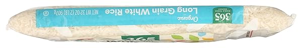 365 BY WHOLE FOODS MARKET, ORGANIC LONG GRAIN WHITE RICE, 32 OUNCE
