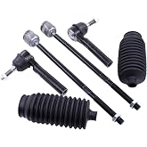 MOTOKU Front Inner and Outer Tie Rod Ends with Boot | for Chrysler Town and Country, Dodge Grand Caravan 2008-2010