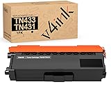 v4ink 1PK Compatible TN431BK TN433BK Toner