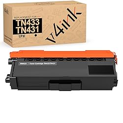 v4ink 1PK Compatible TN431BK TN433BK Toner