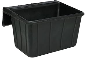 Fortex Rubber Over The Fence Feeder for Horses, 18-Quart