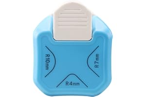 LOONENG 3 Way Rounded Corner Punch, 4mm, 7mm, 10mm 3 in 1 Corner Cutter for Paper Crafts, Laminator, Cardstock, DIY Projects, Photocards, Card Making and Scrapbooking