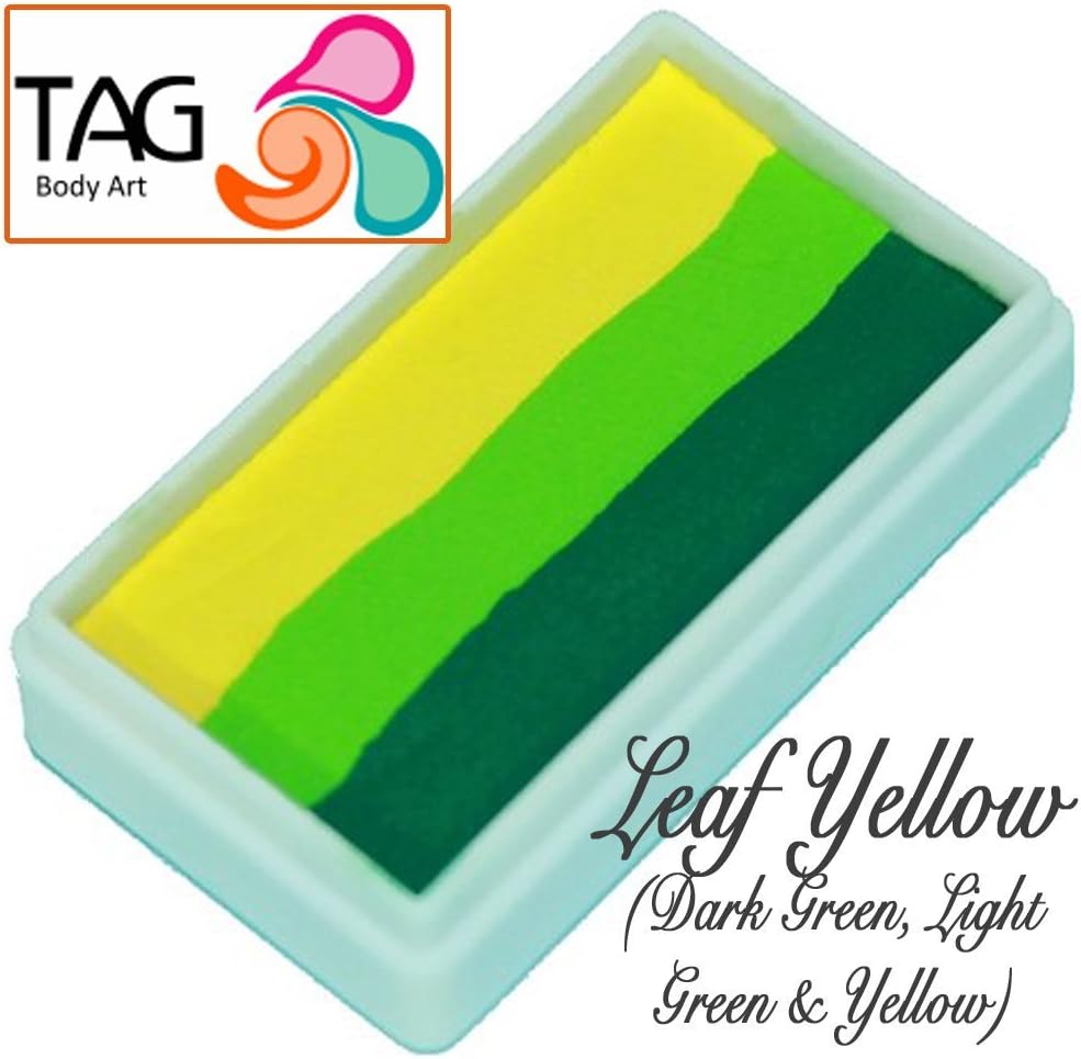 TAG Face Paint 1-Stroke Split Cake - Leaf Yellow (30g)