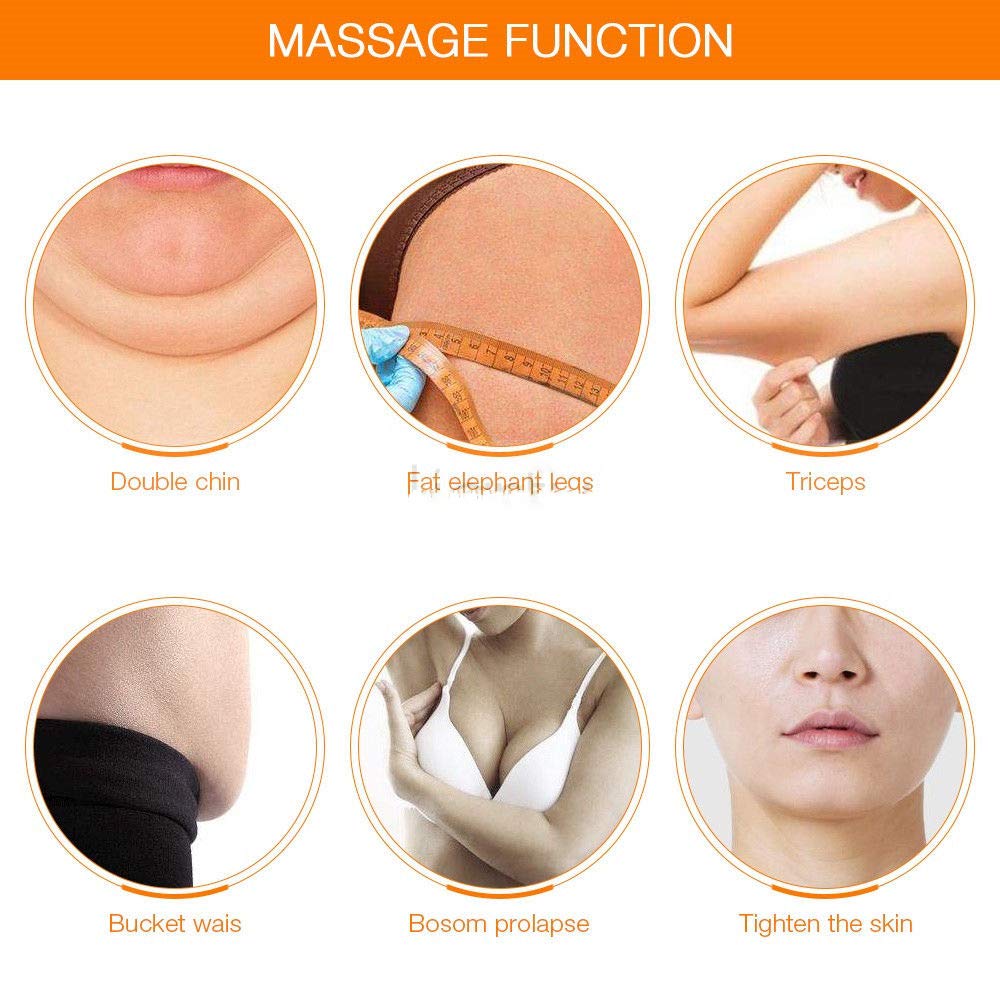 ixaer Anti-aging Facial Care Device Face Lifting Tighten Wrinkle Removal Massager with 1 Pair Magic Gloves and 2 Pair of EMS Pads 7 in 1