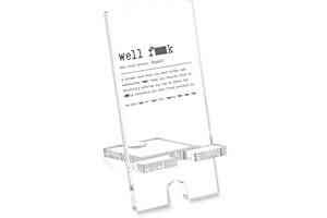 FTONENI Office Phone Stands for Desk, Funny Cell Phone Stand for Desk, Phone Holder for Desk Cute, Office Humor Gifts for Women Men Coworkers - JJA10