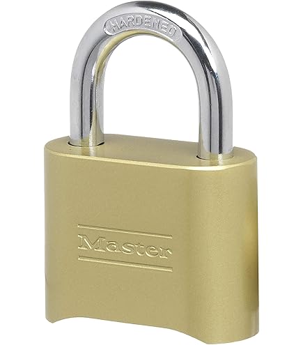 Amazon.com: Master Lock 604EURD 4-Digit Combination Padlock