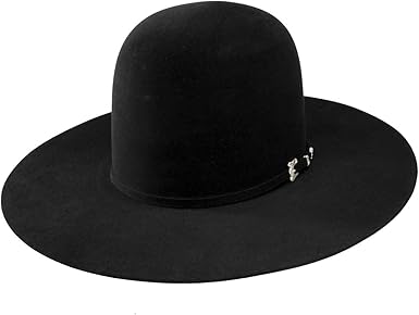 open crown cowboy hat