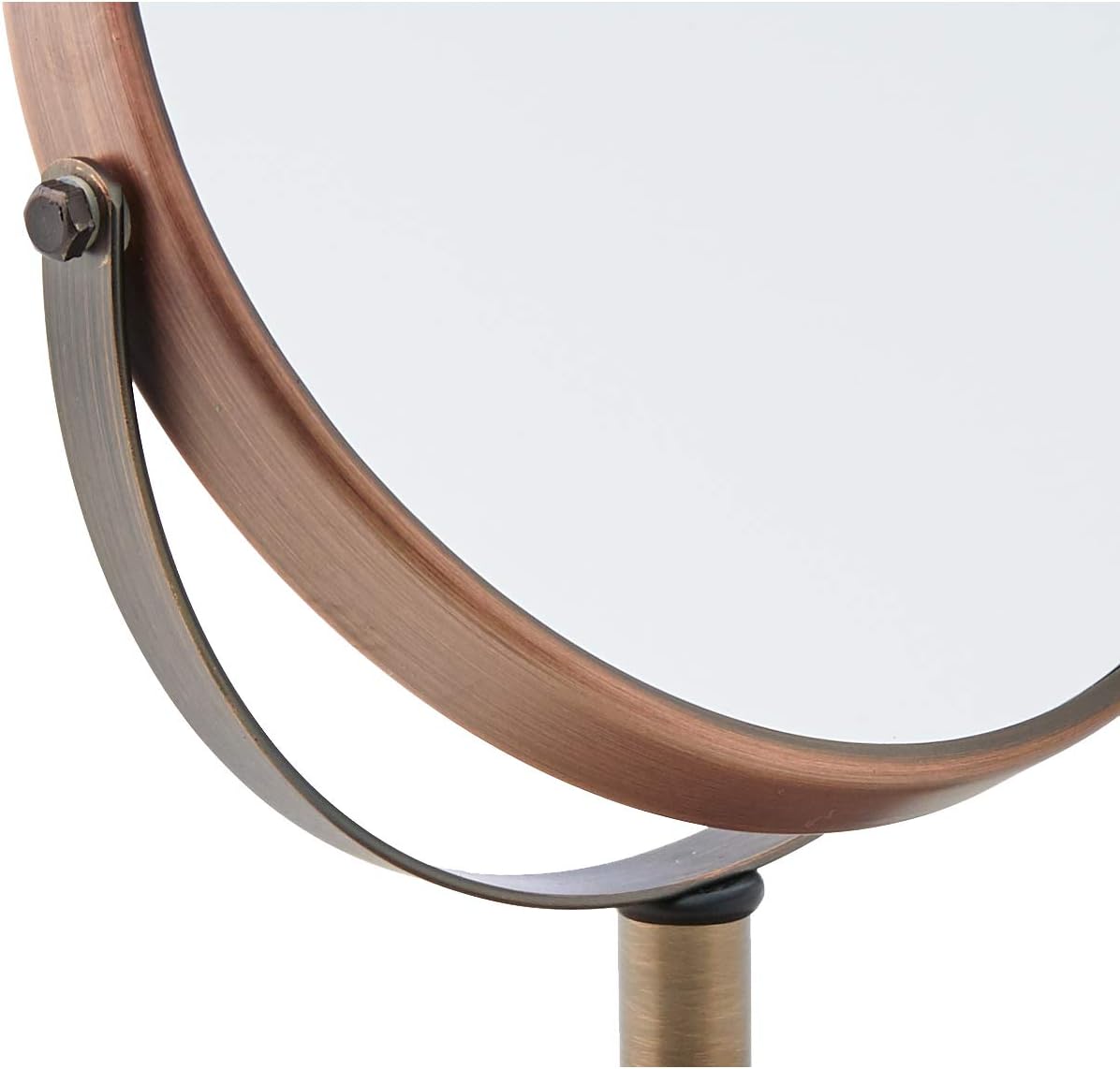 Amazon Basics Dual Sided Modern Vanity Mirror, Bronze BigaMart