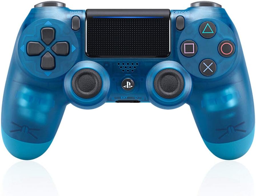 TXDY Wireless Controller for PlayStation 4-Crystalblue