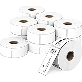 Anylabel Compatible 1-1/8" x 3-1/2" Direct Thermal Labels Replacement for DYMO 30252 Barcodes Address Postage, Compatible with Rollo, DYMO 4XL & Zebra Desktop Printers (12 Rolls, 350 Labels/Roll)