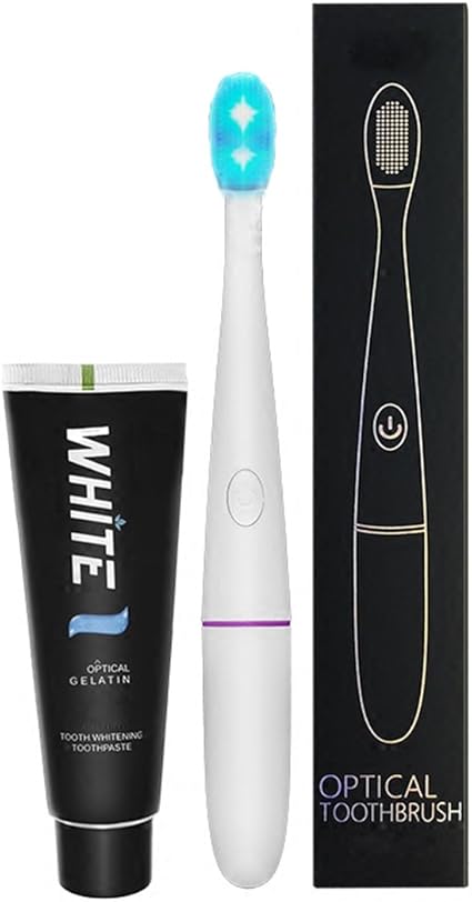 Amazon 電動歯ブラシ ホワイトニング ブルーレイ ホワイトニング 歯磨き粉つき Liacowi 電動歯ブラシ