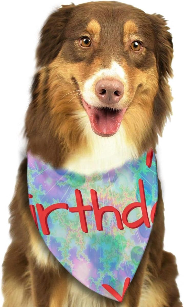 Amazon Com Address Verb Dog Bandana Pet Scarf Happy Birthday Cute