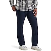 Wrangler Authentics Mens Men's Straight Fit Flat Front Chino