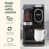 Cuisinart One Cup Grind & Brew Coffee Maker Bean to Cup Black view 2