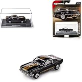 Jada Majorette Collection &ndash; 1965 Shelby GT 350 1:64 Die-Cast Model Car with Rubber Tires &amp; Display Case, for Collectors &amp; Adults
