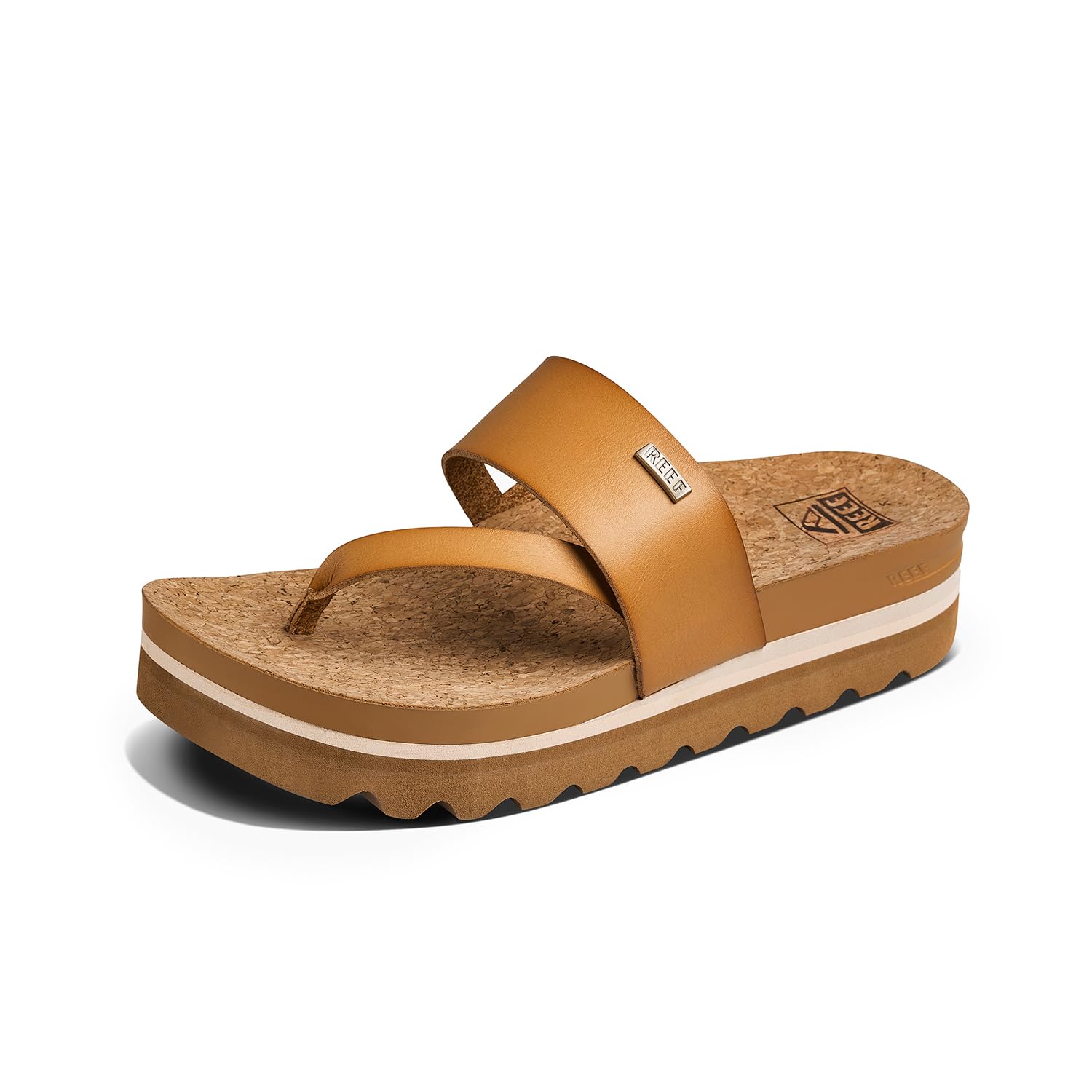 REEF Cushion Sol Hi Womens Sandal Natural 8