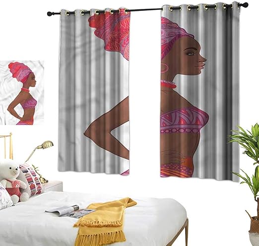 Amazon Com Bedroom Curtains African Woman Sexy Zulu Woman 54 X63