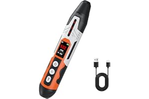 LifeBasis Natural Gas Leak Detector with LCD Display, Portable Gas Sniffer, Rechargeable Gas Leak Tester to Locate Combustible Sources Like Methane Propane for Car, Vehicle, Aircraft, Built-in Light