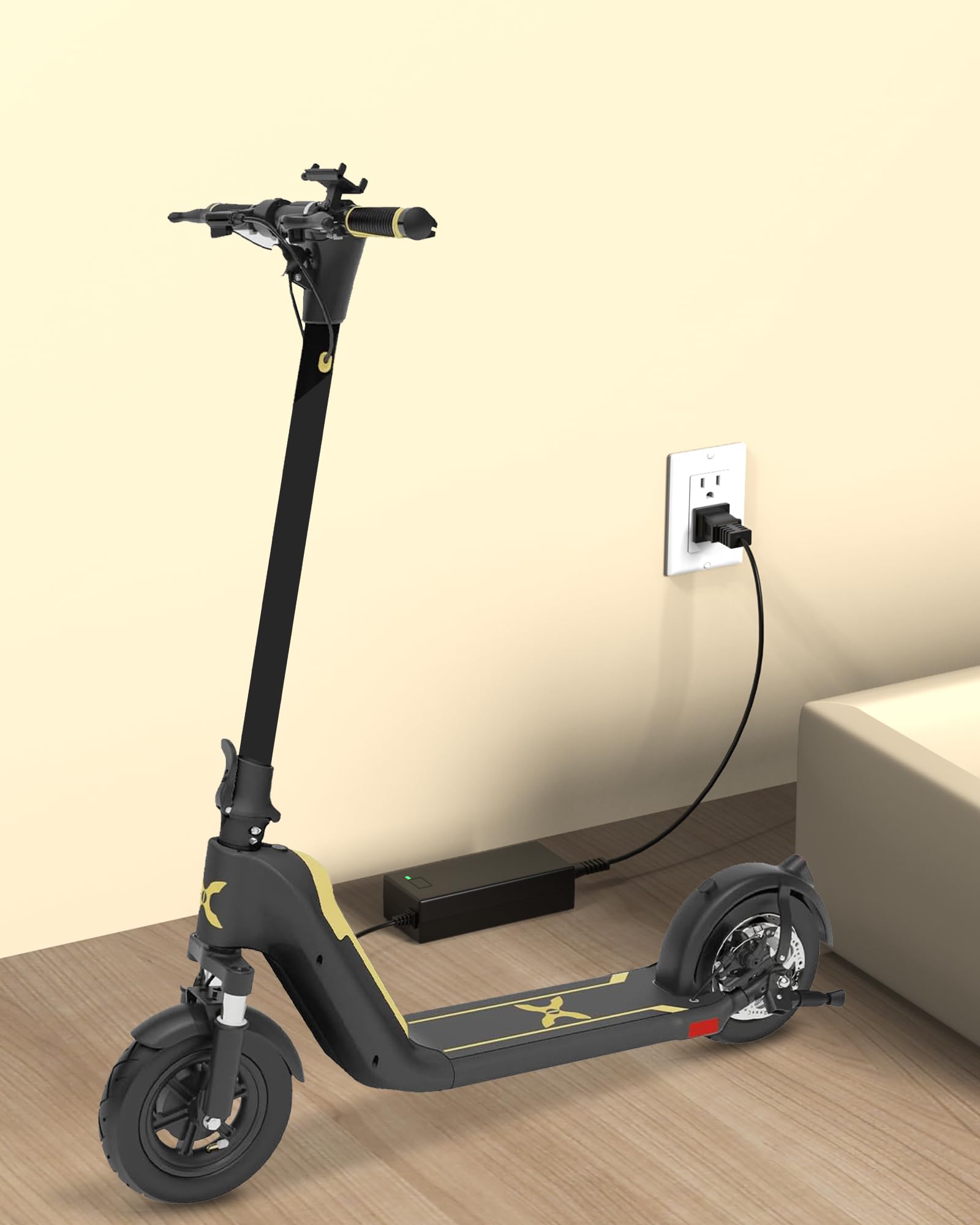42V 2A for Hover-1 Electric Scooter Charger Compatible with Hover-1 36V Highlander Dynamo Gambit Helios Alpha Jive Journey Formula Escape Pioneer and Rally Scooters DC Round Plug (Not 3-Prong or XLR)