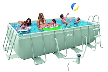 Intex In28350 Kit De Piscine Tubulaire 4 X 2 X 1 Cm Amazonfr Jardin