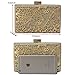 Evening Clutch Purse with Bling Diamond Gold Sparkling Evening Bag Night Purse Handbag for Women Wedding Prom Party